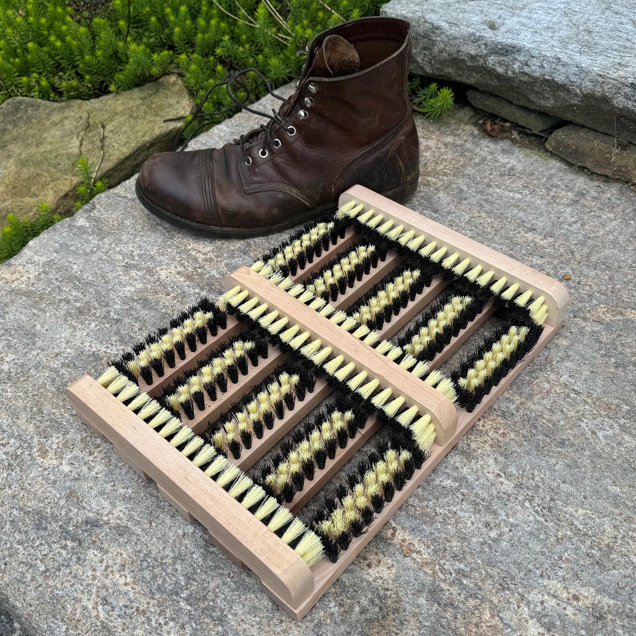 Boot and Shoe Scrubbing Mat