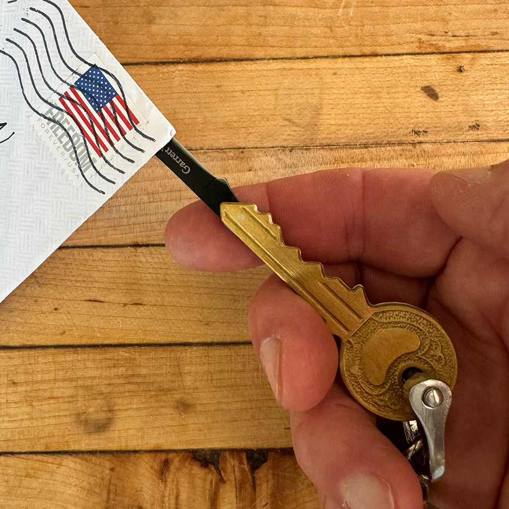 Key Knife with Black Titanium Blade