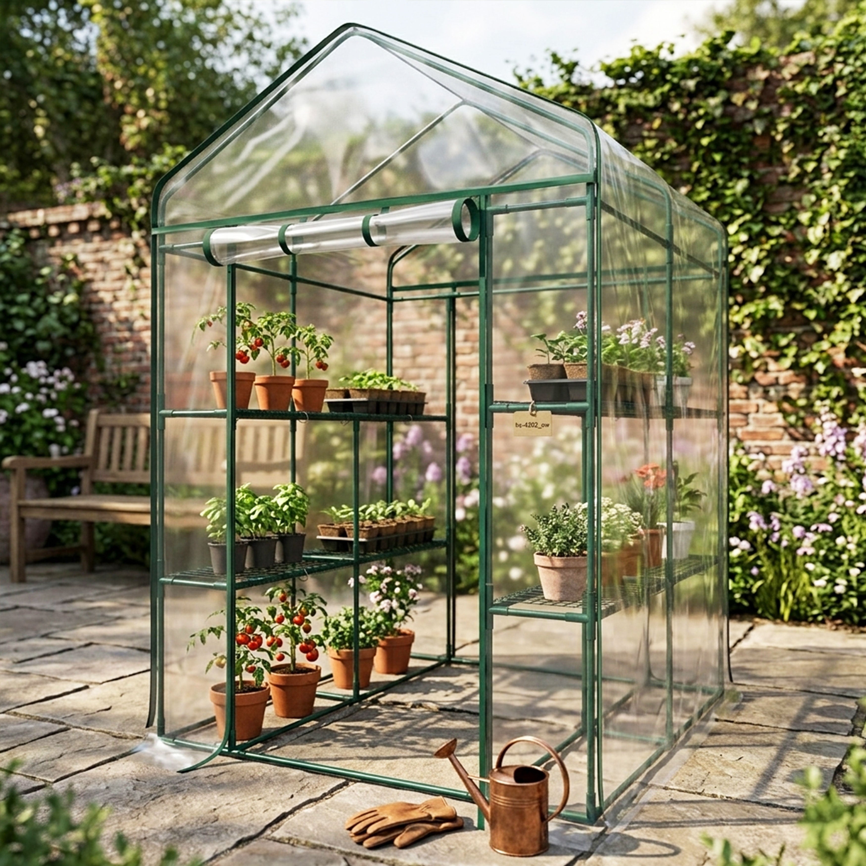 Home-Complete Walk-In Greenhouse | Garrett Wade