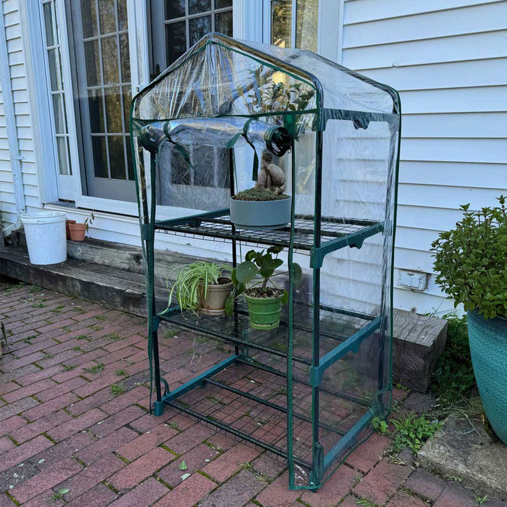 Pure Garden 3-Tier Mini Greenhouse | Garrett Wade