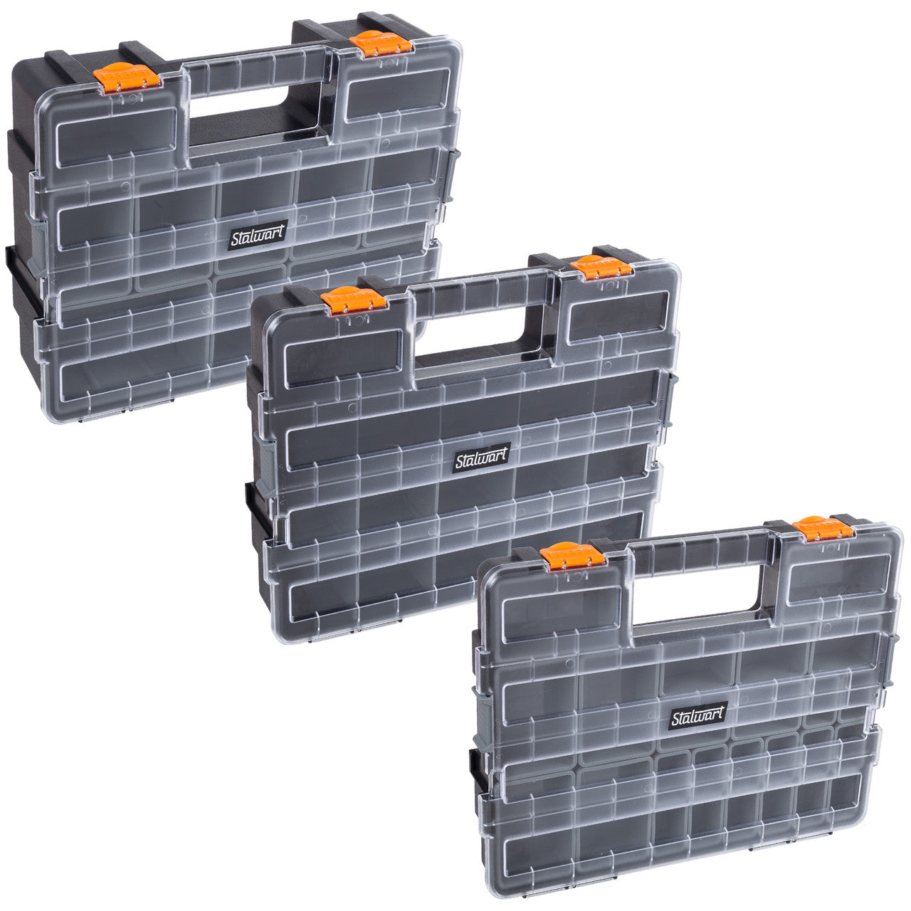 3-Tier Interlocking 52-Compartment Organizer