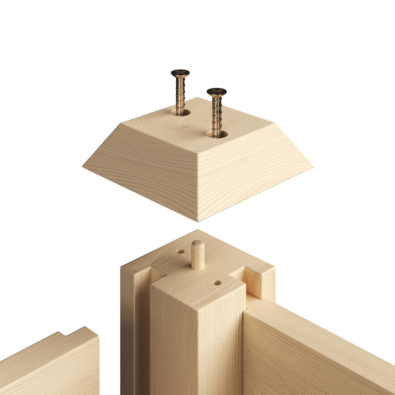 Narrow Wooden Garden Bed