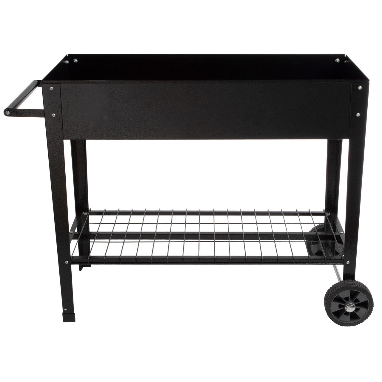 コロ付きメタルガーデンベッド Metal Raised Garden Bed with Wheels