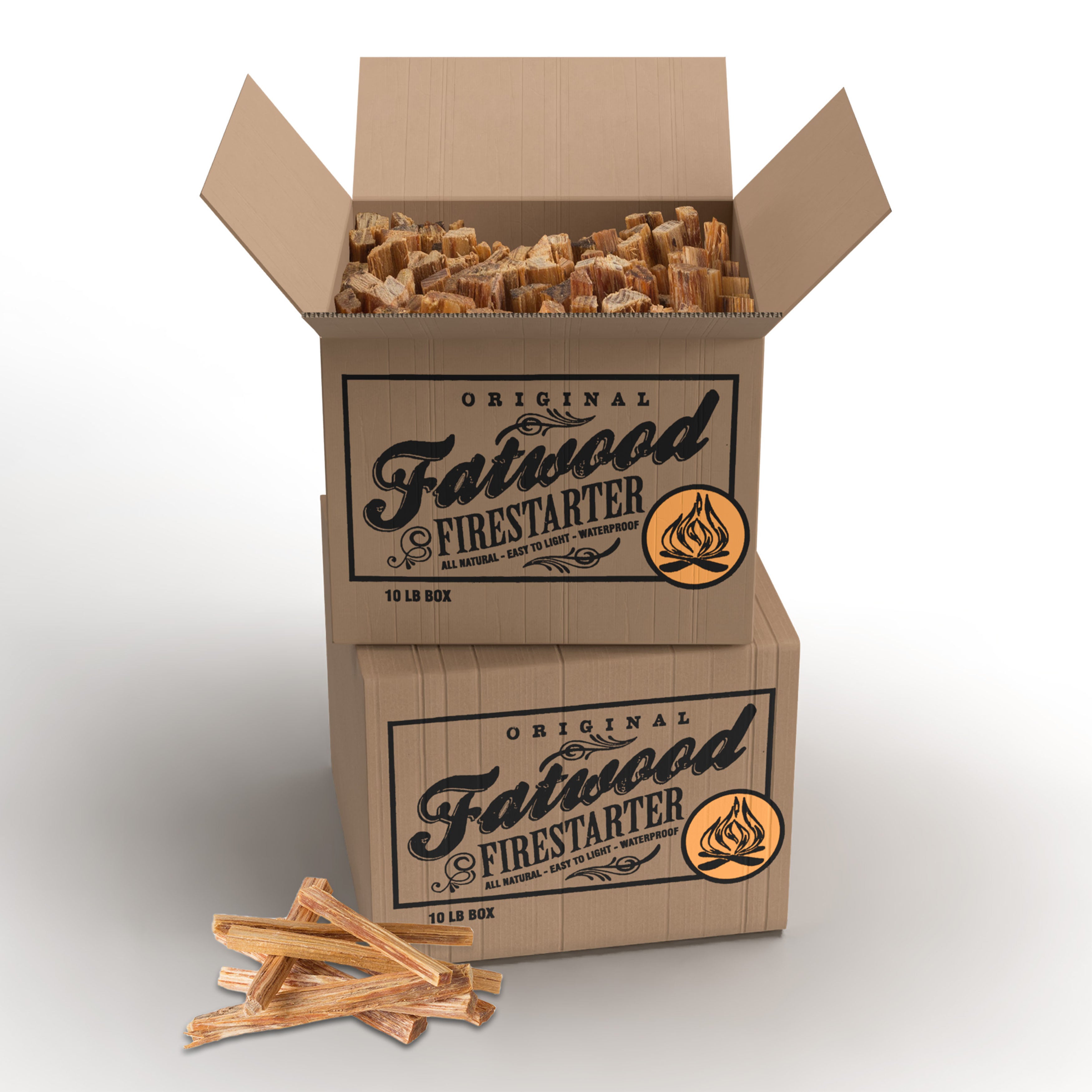 Pinewood Indoor/Outdoor Fire Sticks - 10 Lbs.