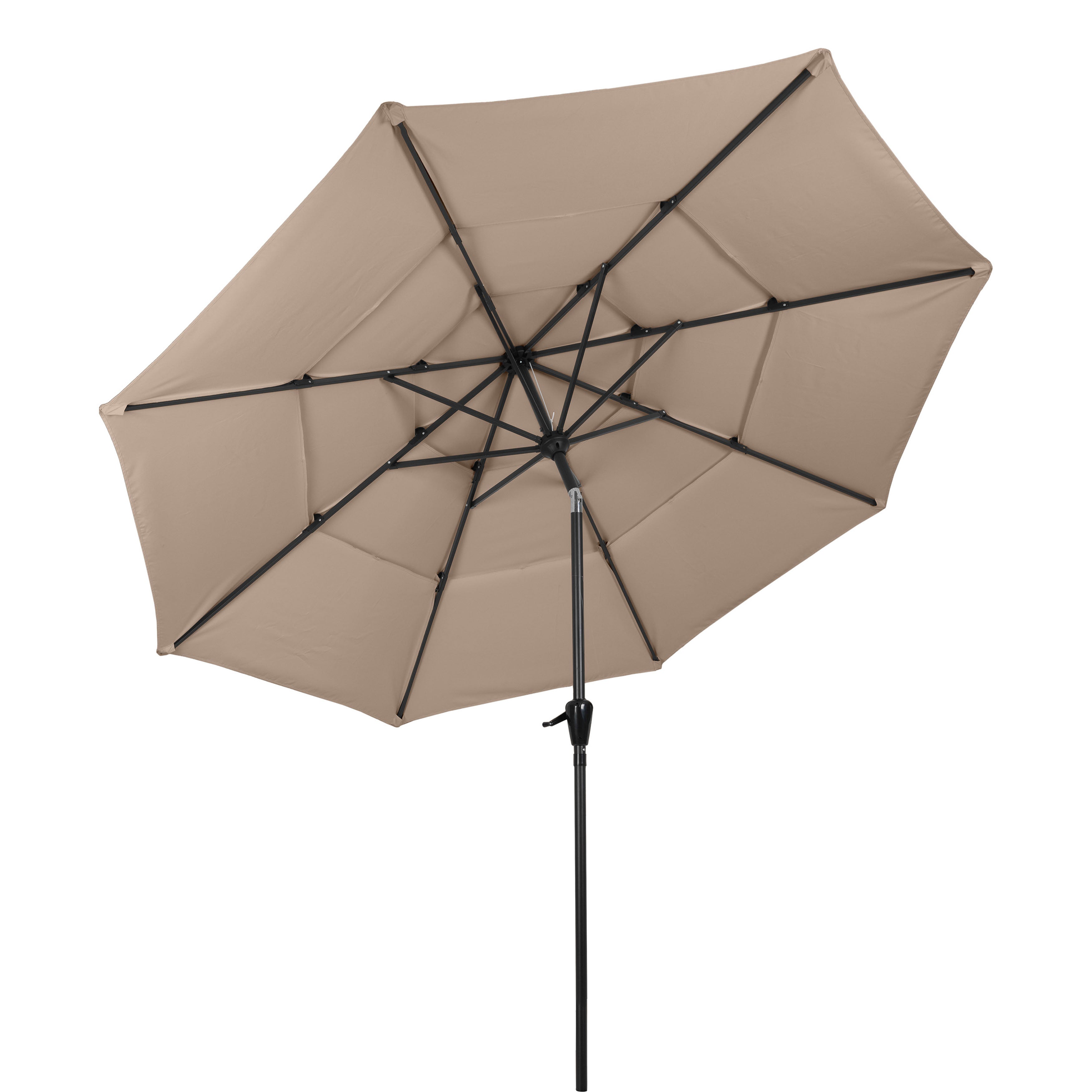 Triple Layer Patio Umbrella - Beige