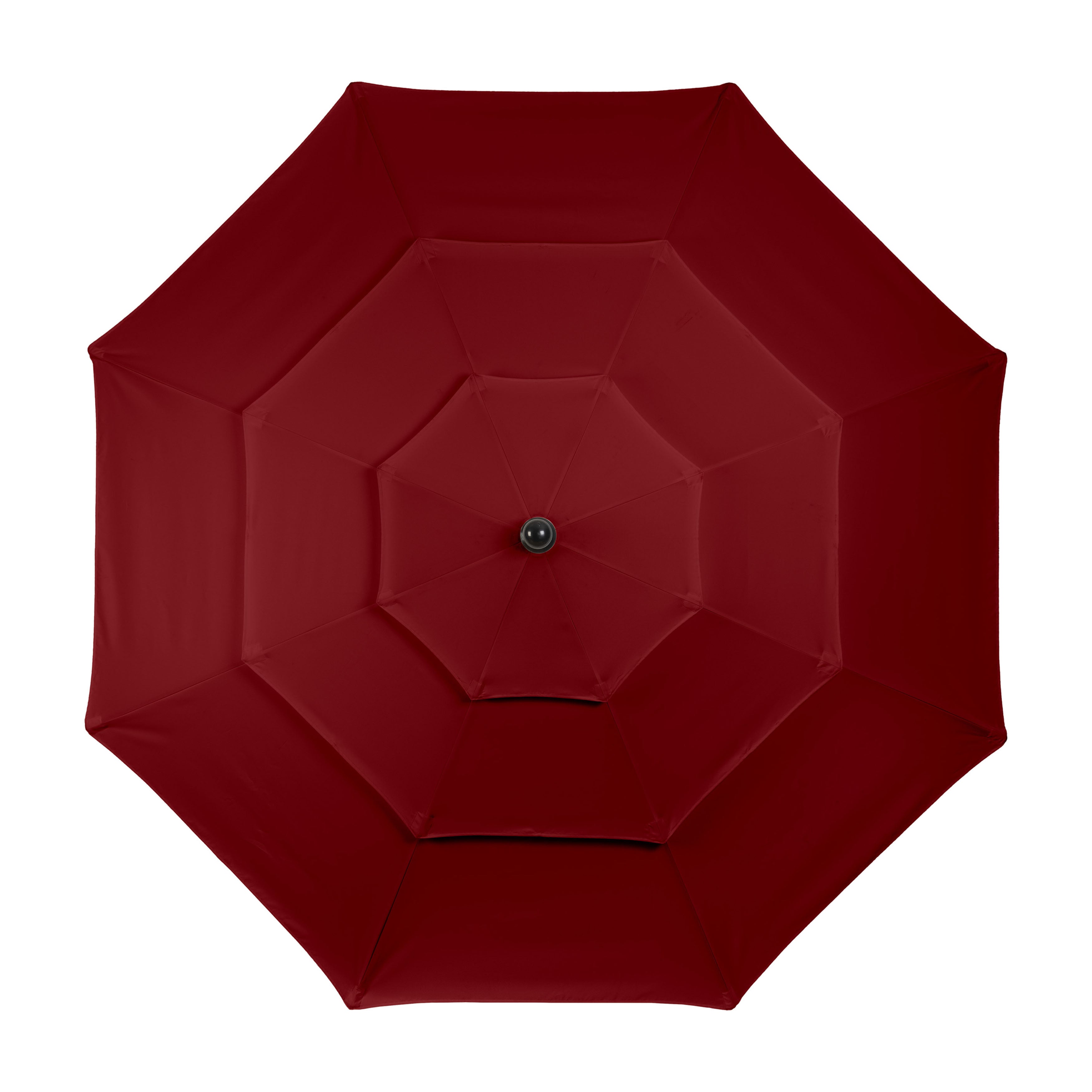 Triple Layer Patio Umbrella - Red