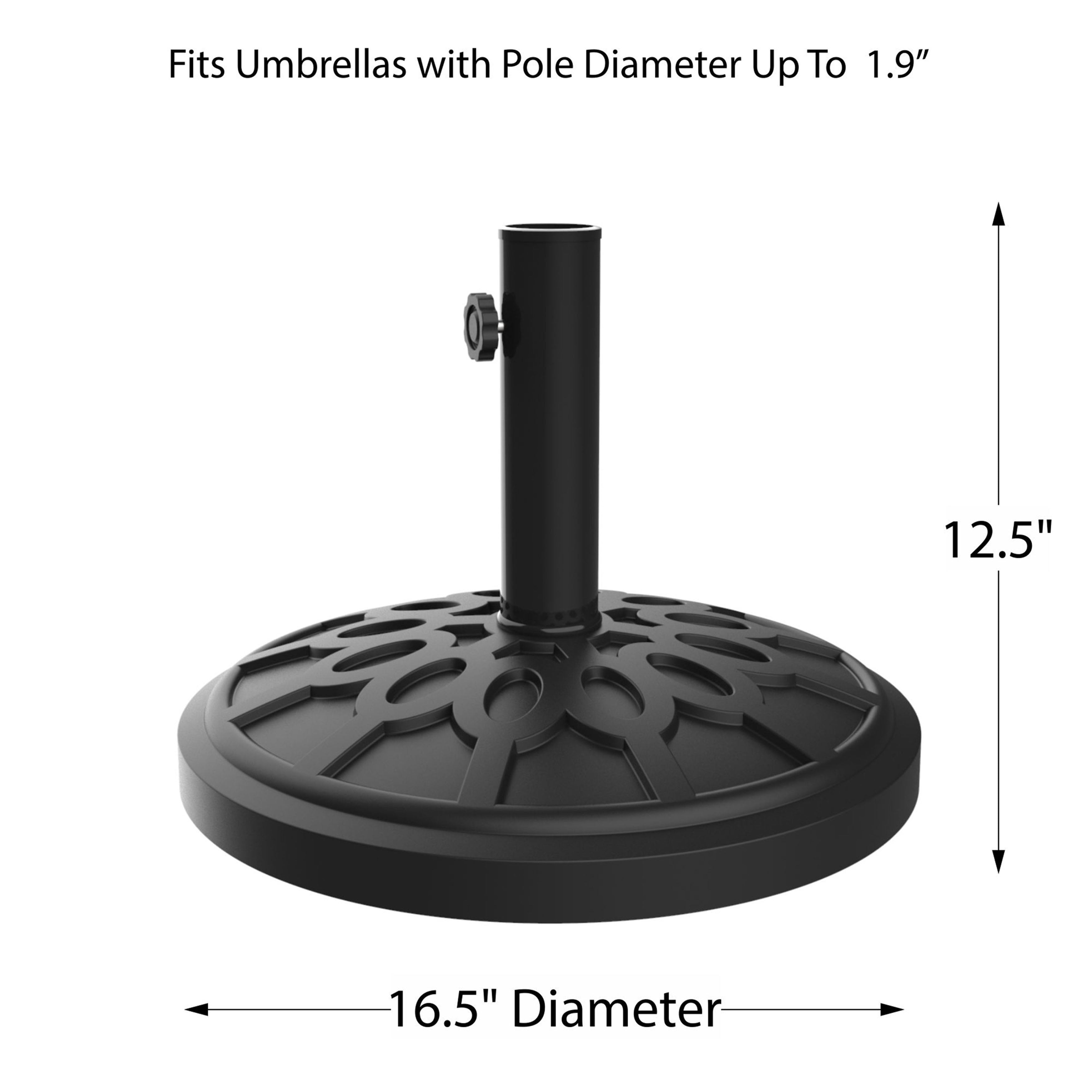 Heavy-Duty Outdoor Umbrella Base Stand