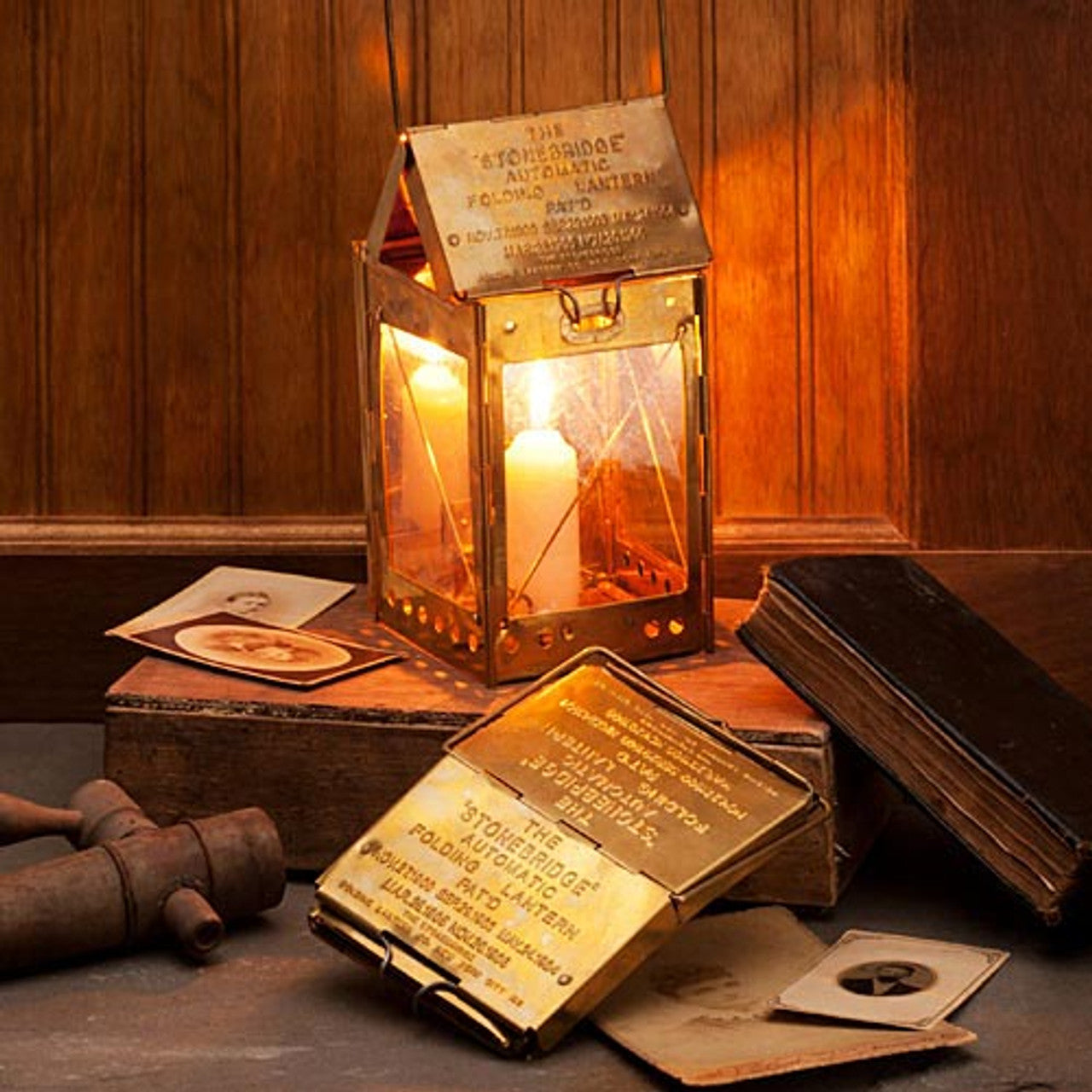 Stonebridge Brass Lantern Complete Set | Garrett Wade