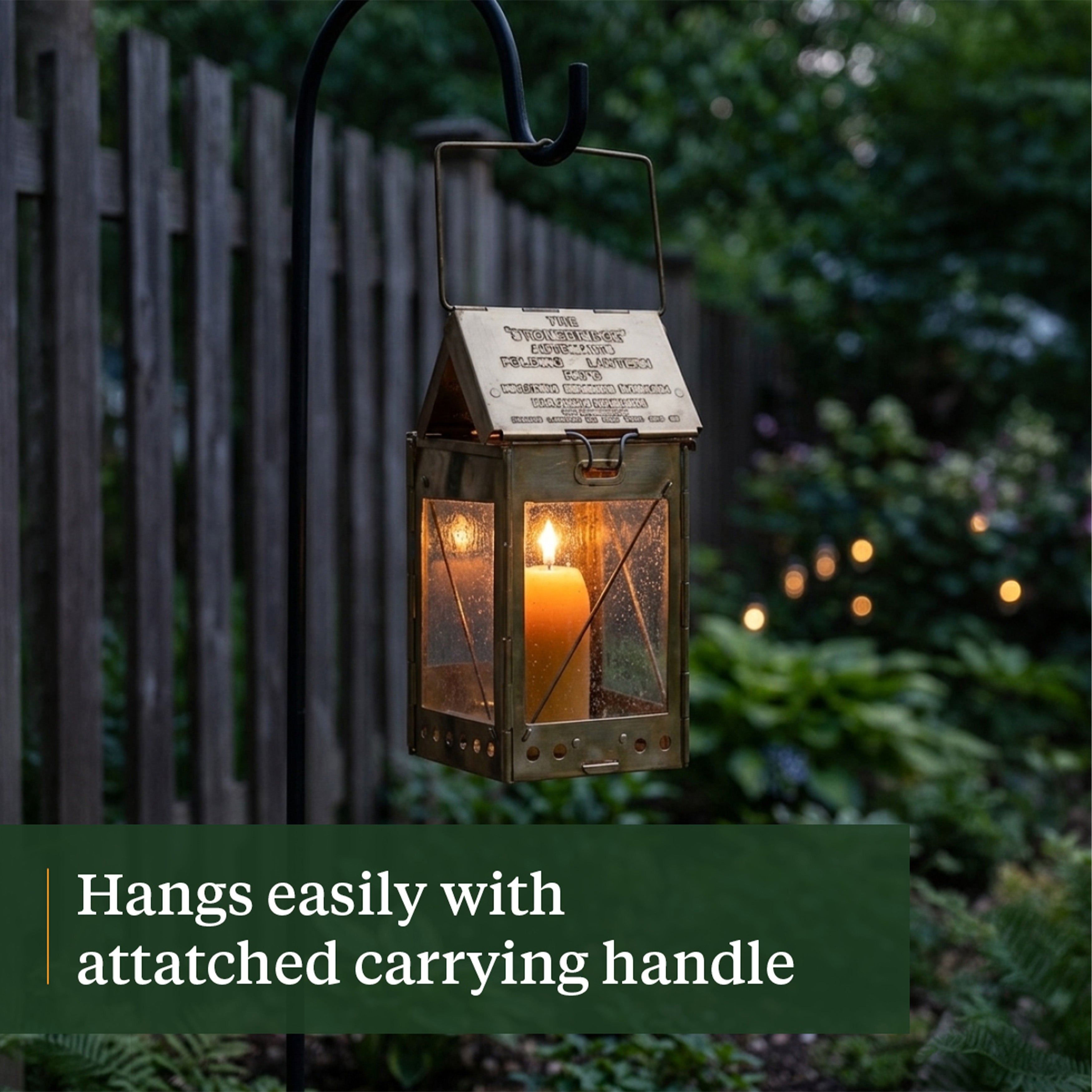 Portable Stonebridge Candle Lantern