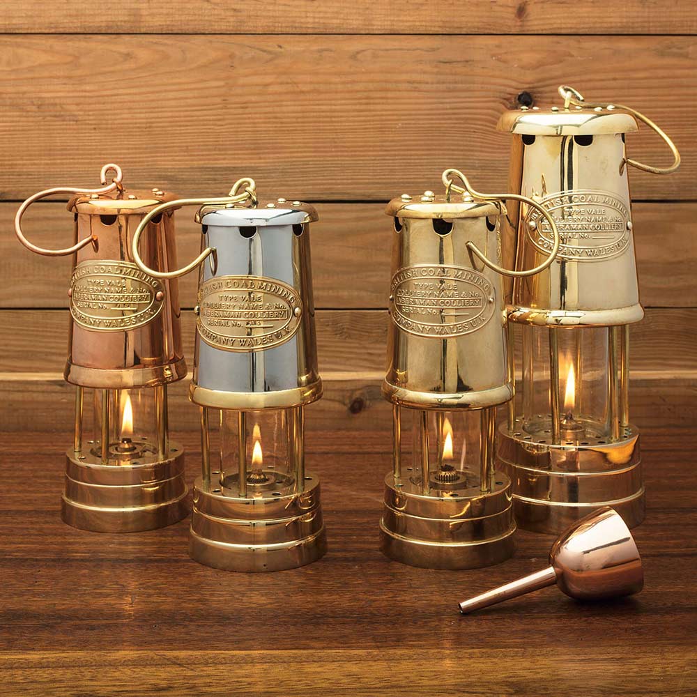 10" All Brass Oil Lamp