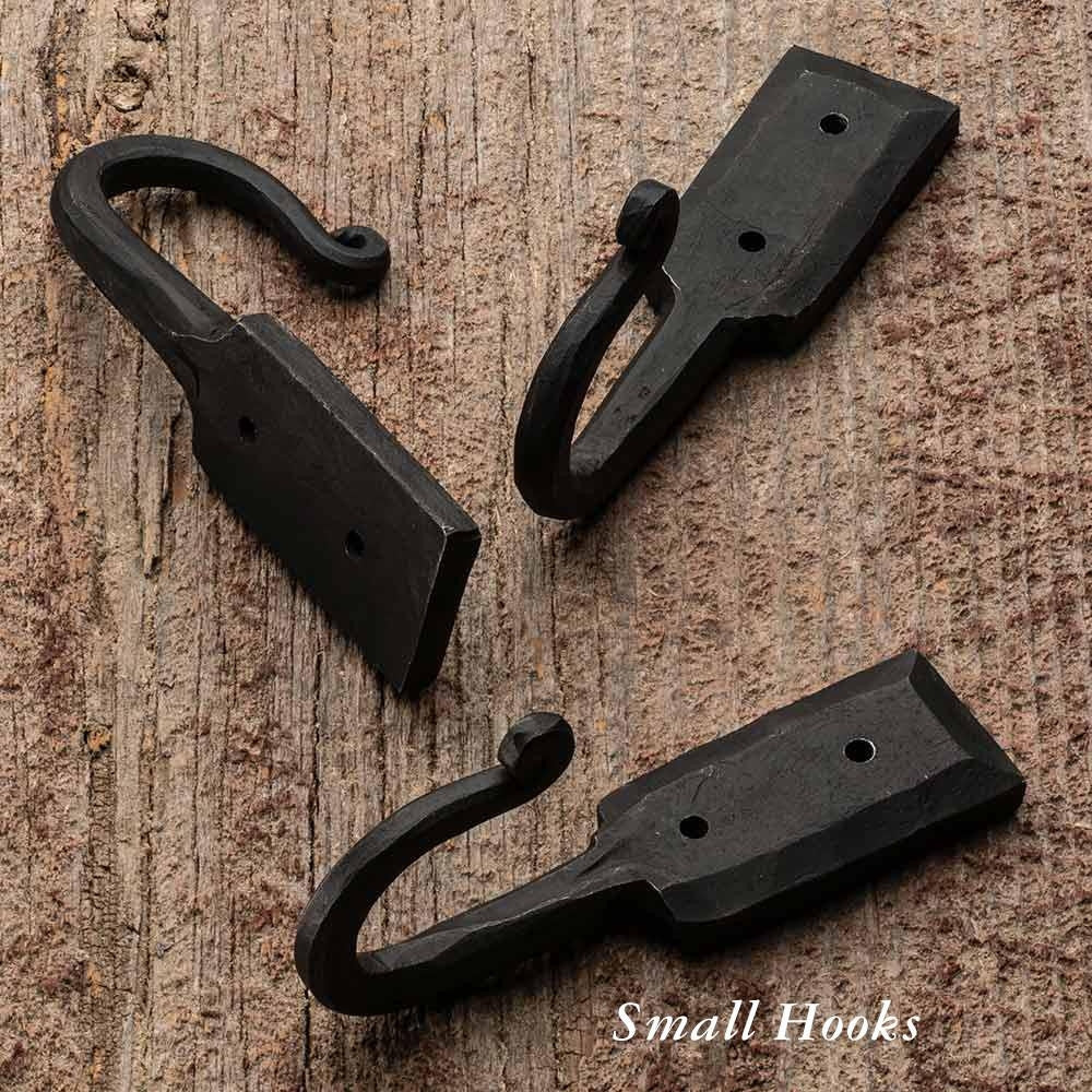 Medium Hand Forged Iron Wall Hook