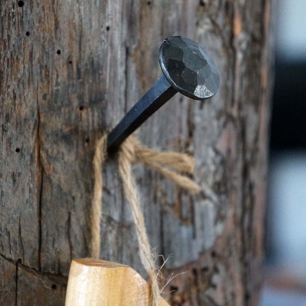 Hand-Cut Forged Black-Iron "Hangers"