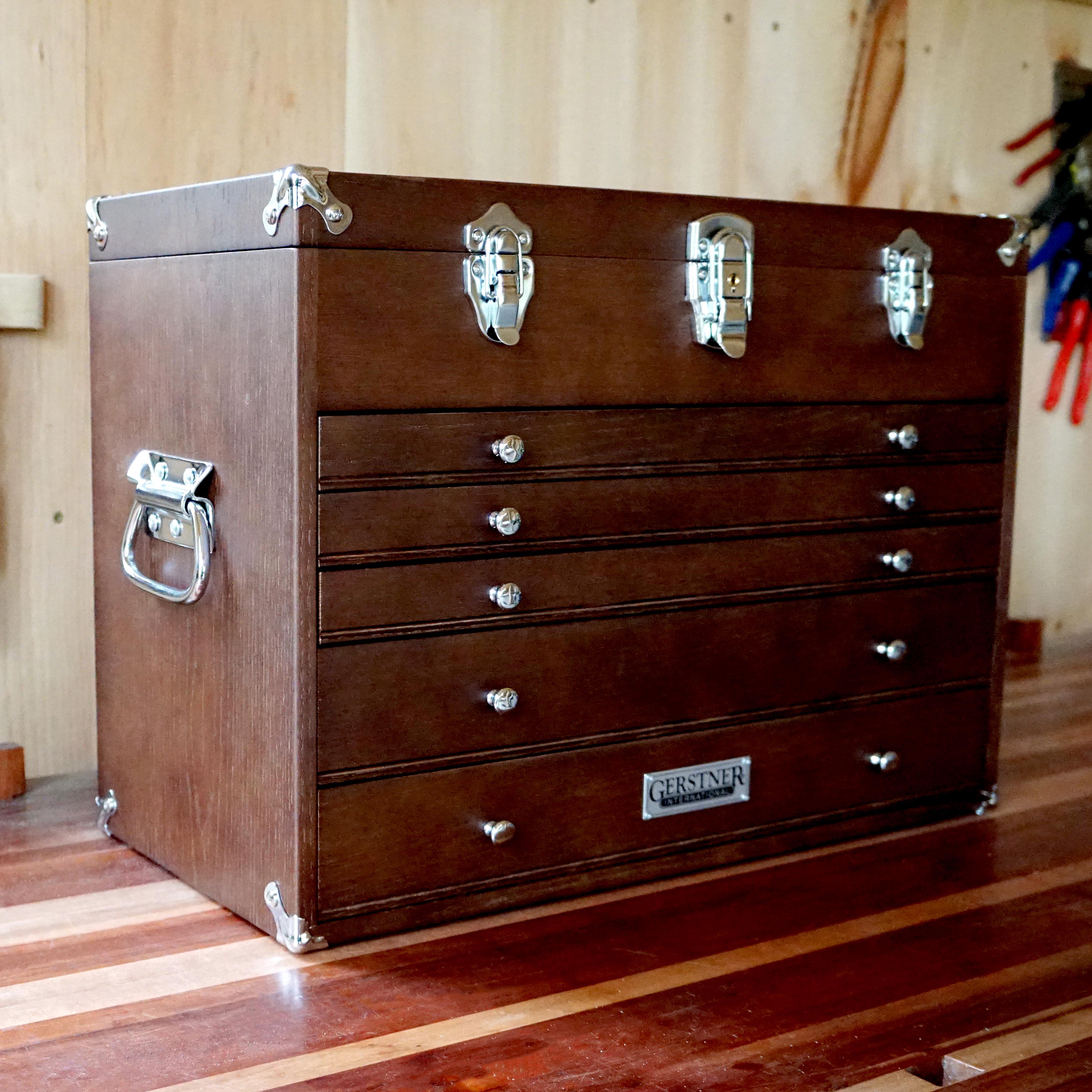 Gerstner International Dark Oak 5-Drawer Chest