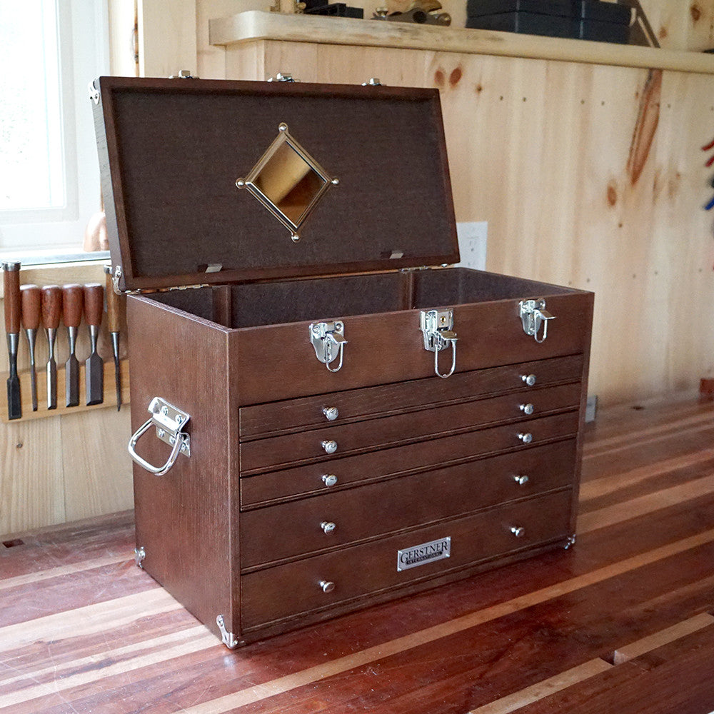 Gerstner International Dark Oak 5-Drawer Chest