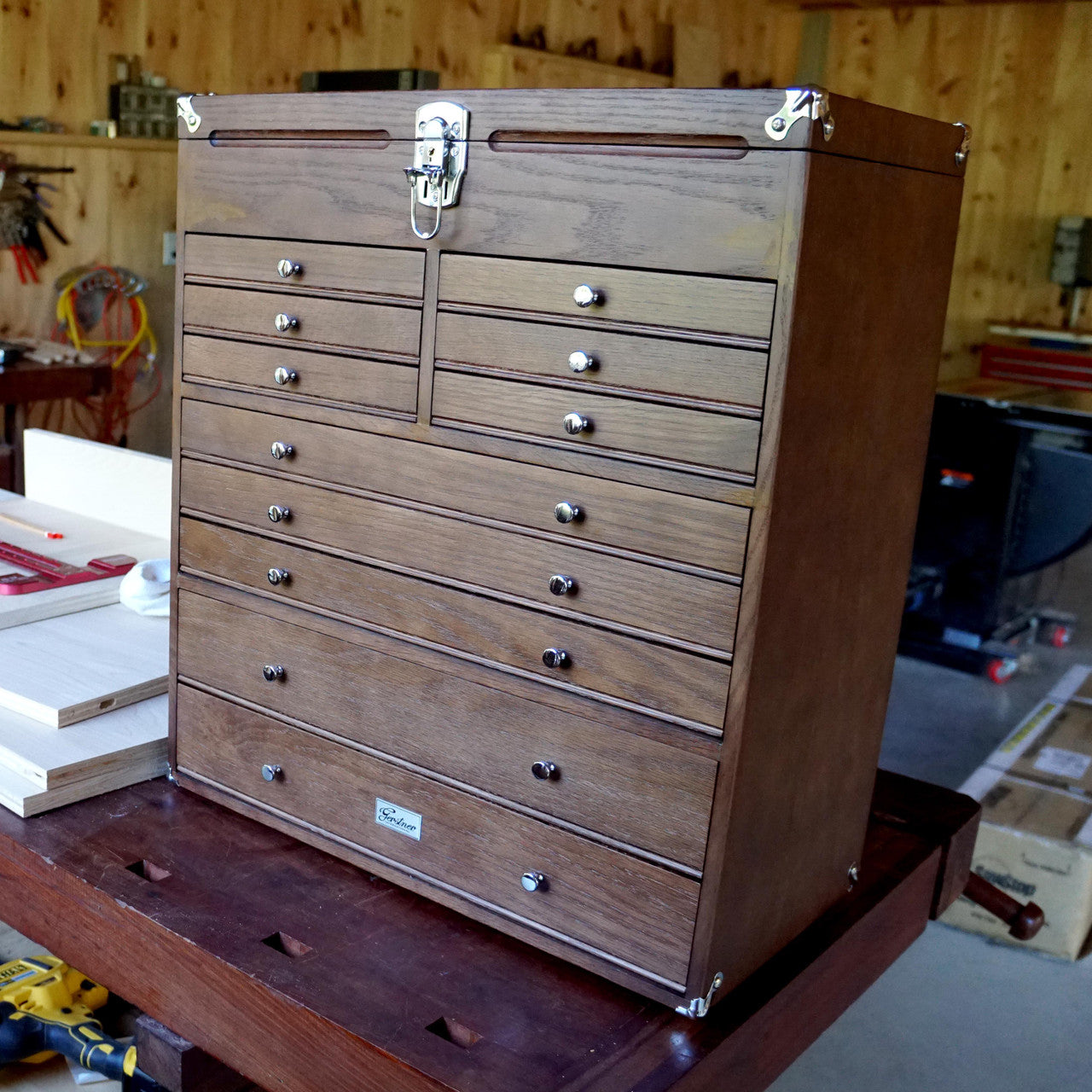 Gerstner International Dark Oak "Solutions" Chest