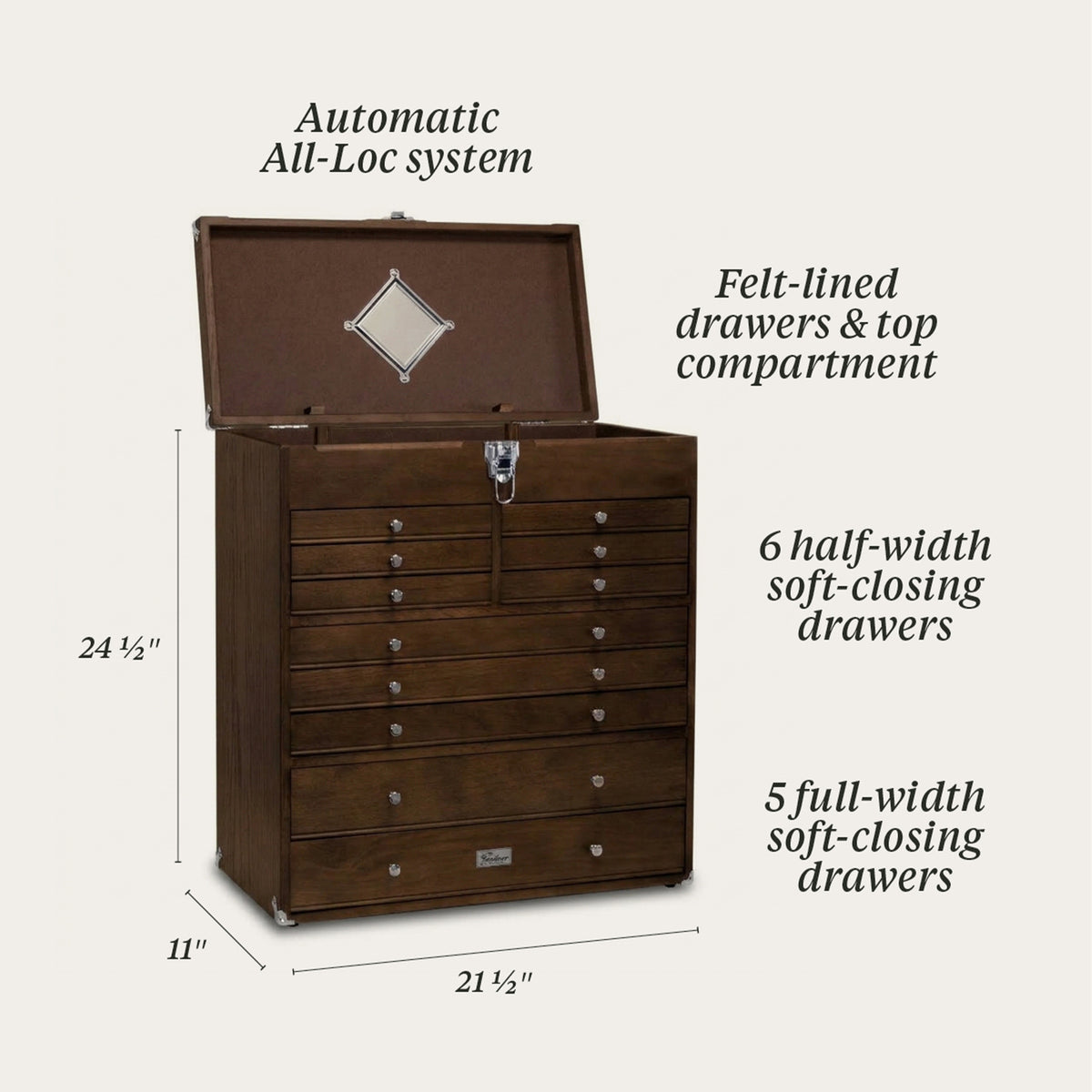 Gerstner International Matched Pair Of Dark Oak Storage Chests