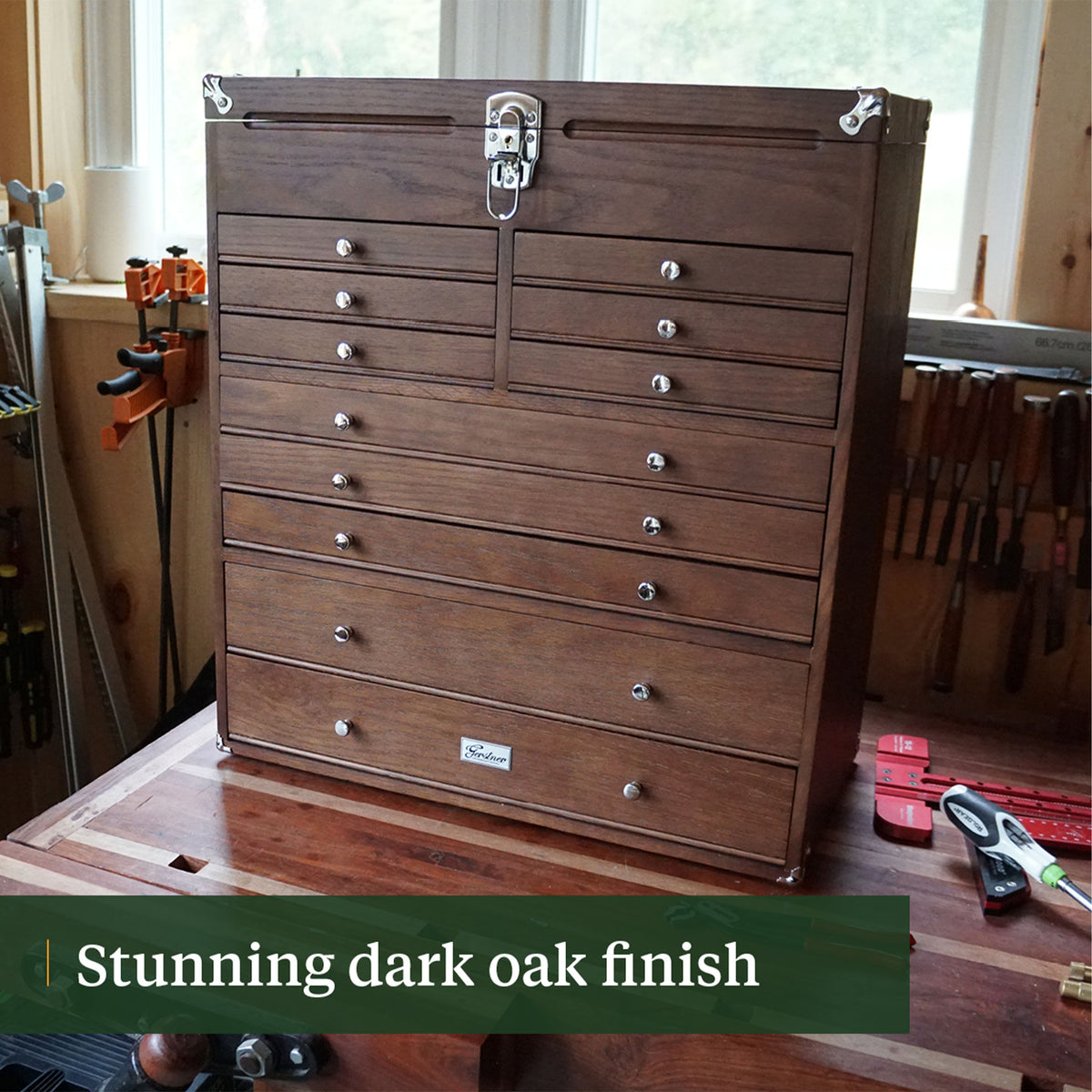 Gerstner International Dark Oak "Solutions" Chest