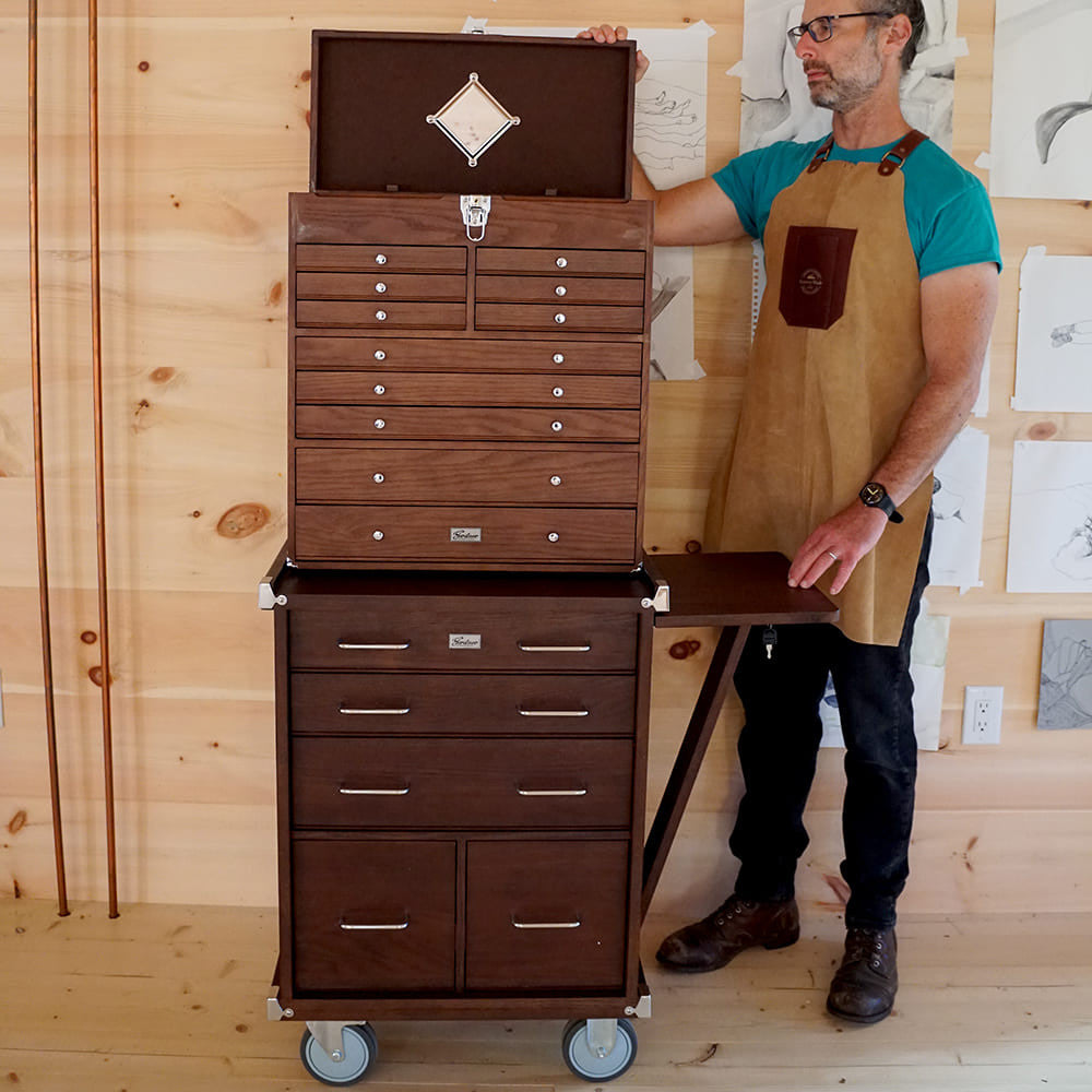 Gerstner International Matched Pair Of Dark Oak Storage Chests