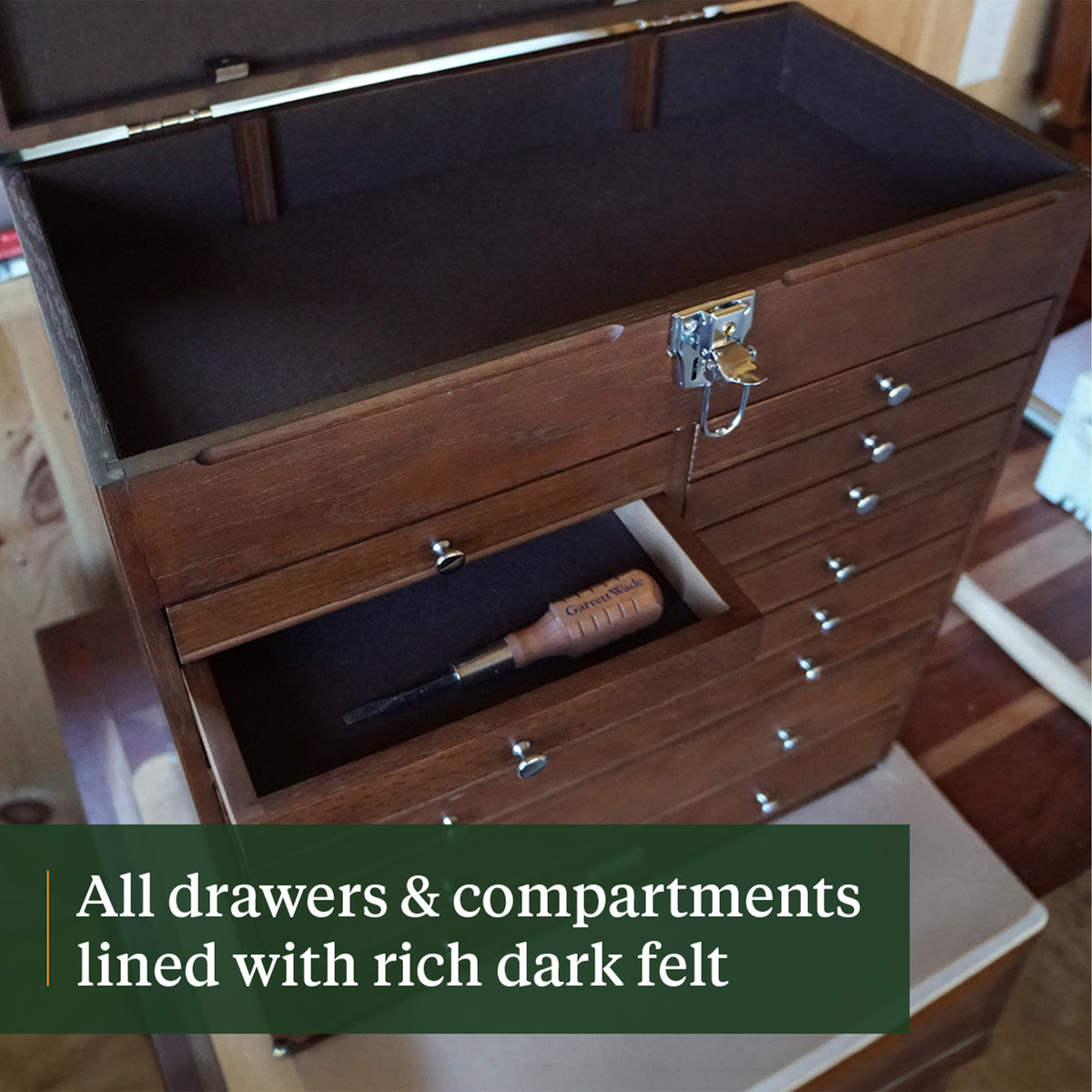 Gerstner International Matched Pair Of Dark Oak Storage Chests