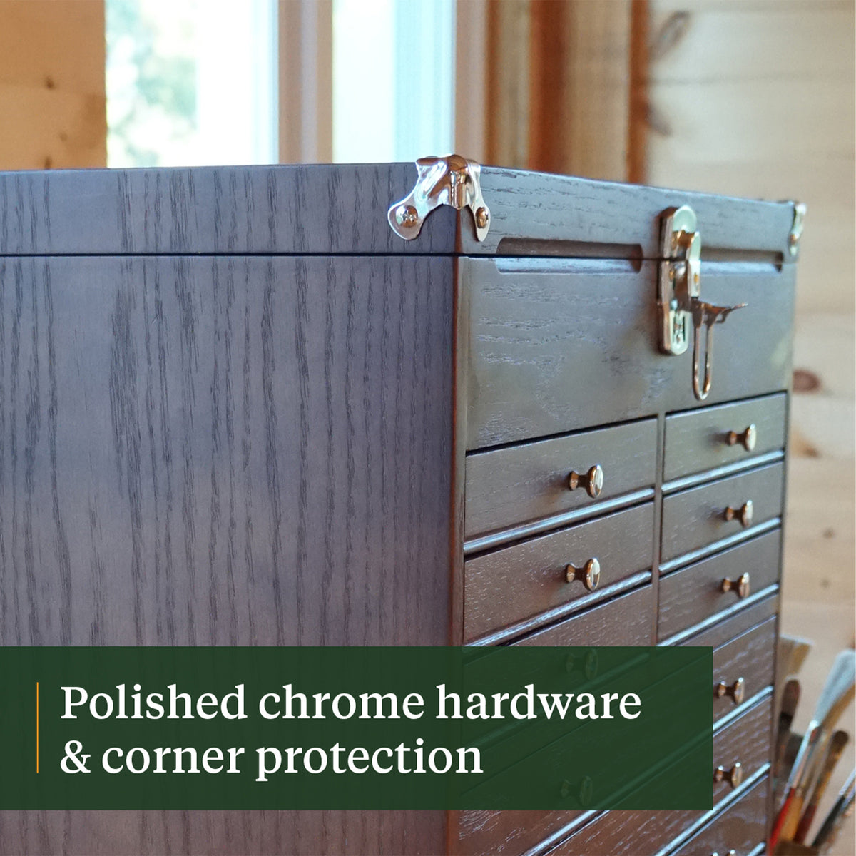 Gerstner International Matched Pair Of Dark Oak Storage Chests