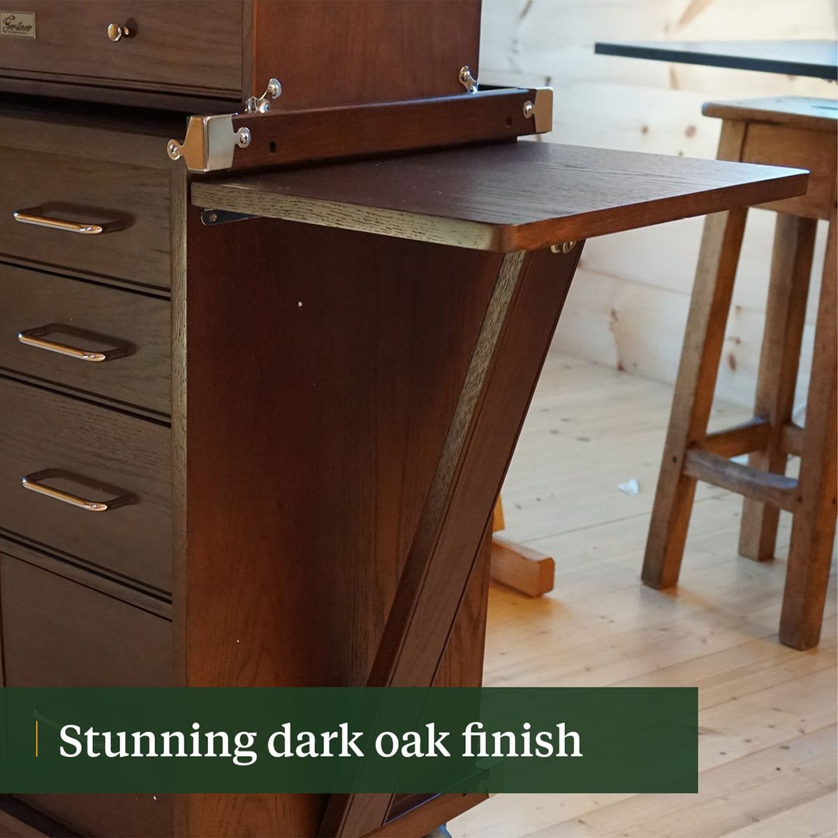 Gerstner International Matched Pair Of Dark Oak Storage Chests