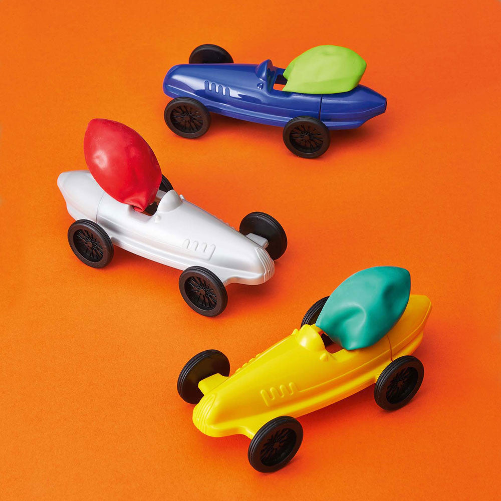 Plastic Balloon-Powered Cars