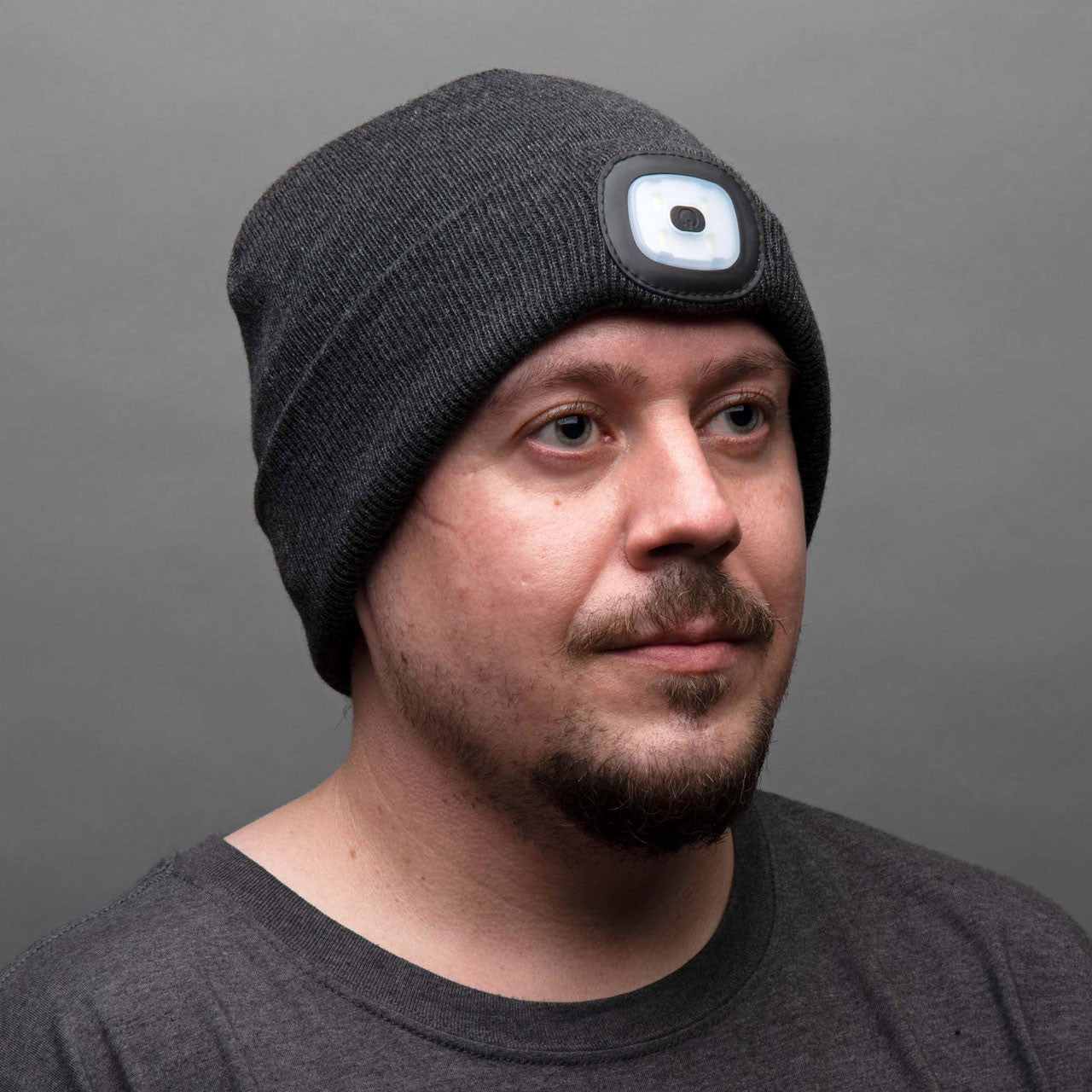 Winter Beanie with a Built in Rechargeable LED Light