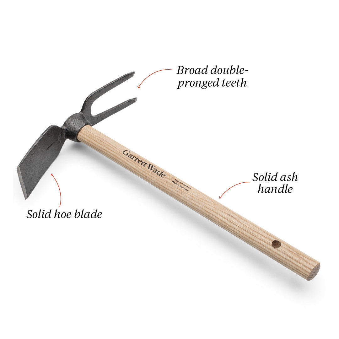 Mini Hoe with 2-Prong Grubber