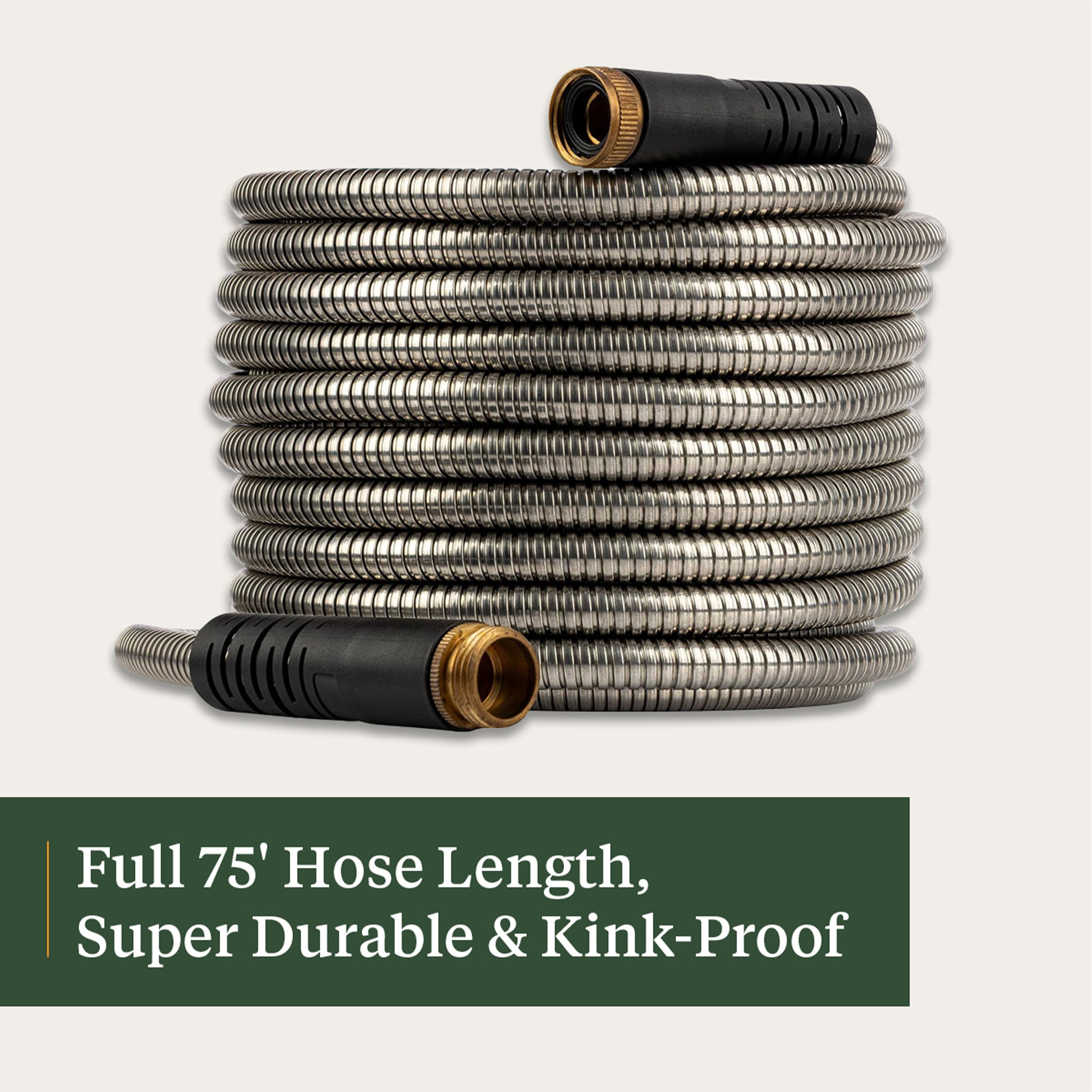 Ultra-Durable Garden Hose and Rack Set