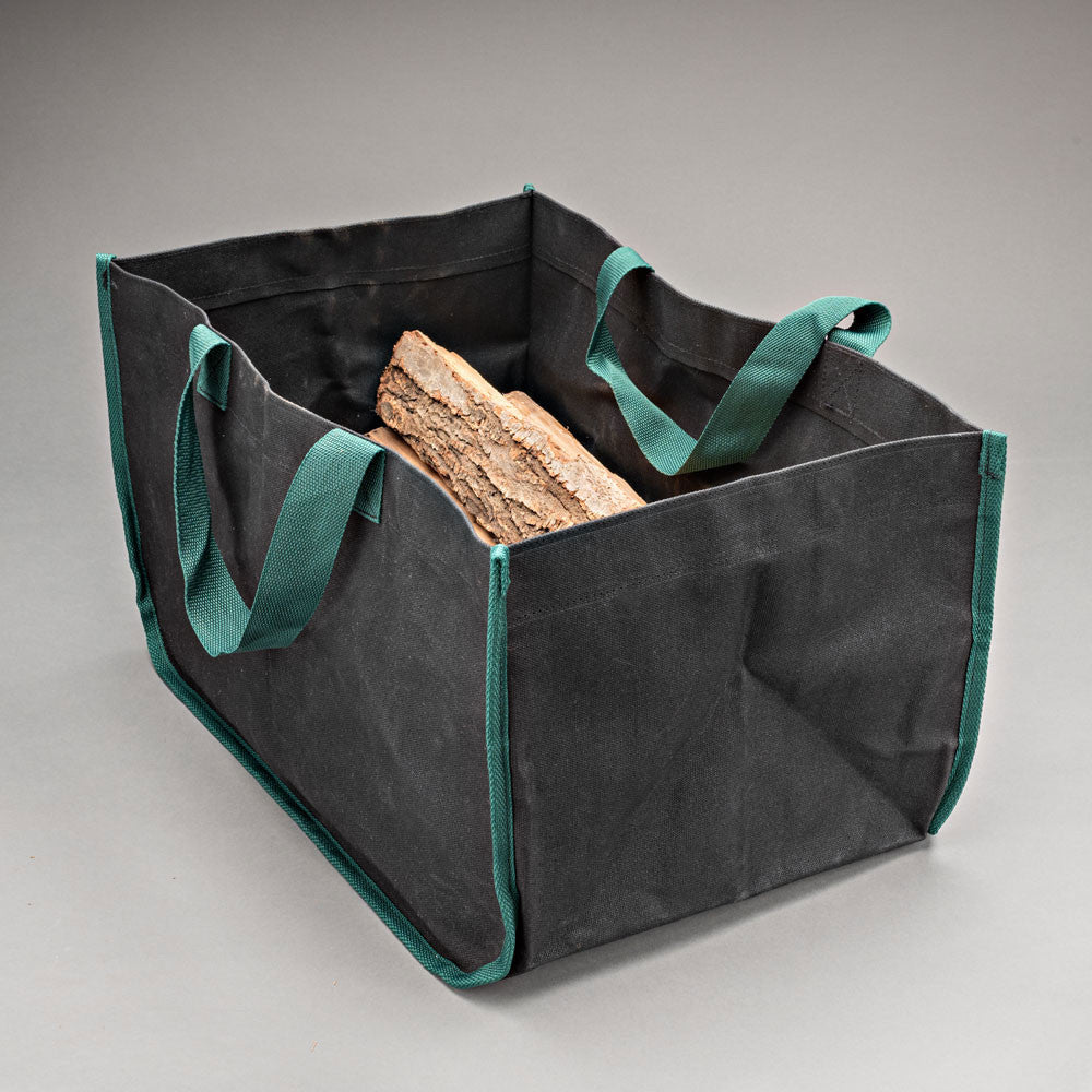 Waxed Canvas Log Carrier