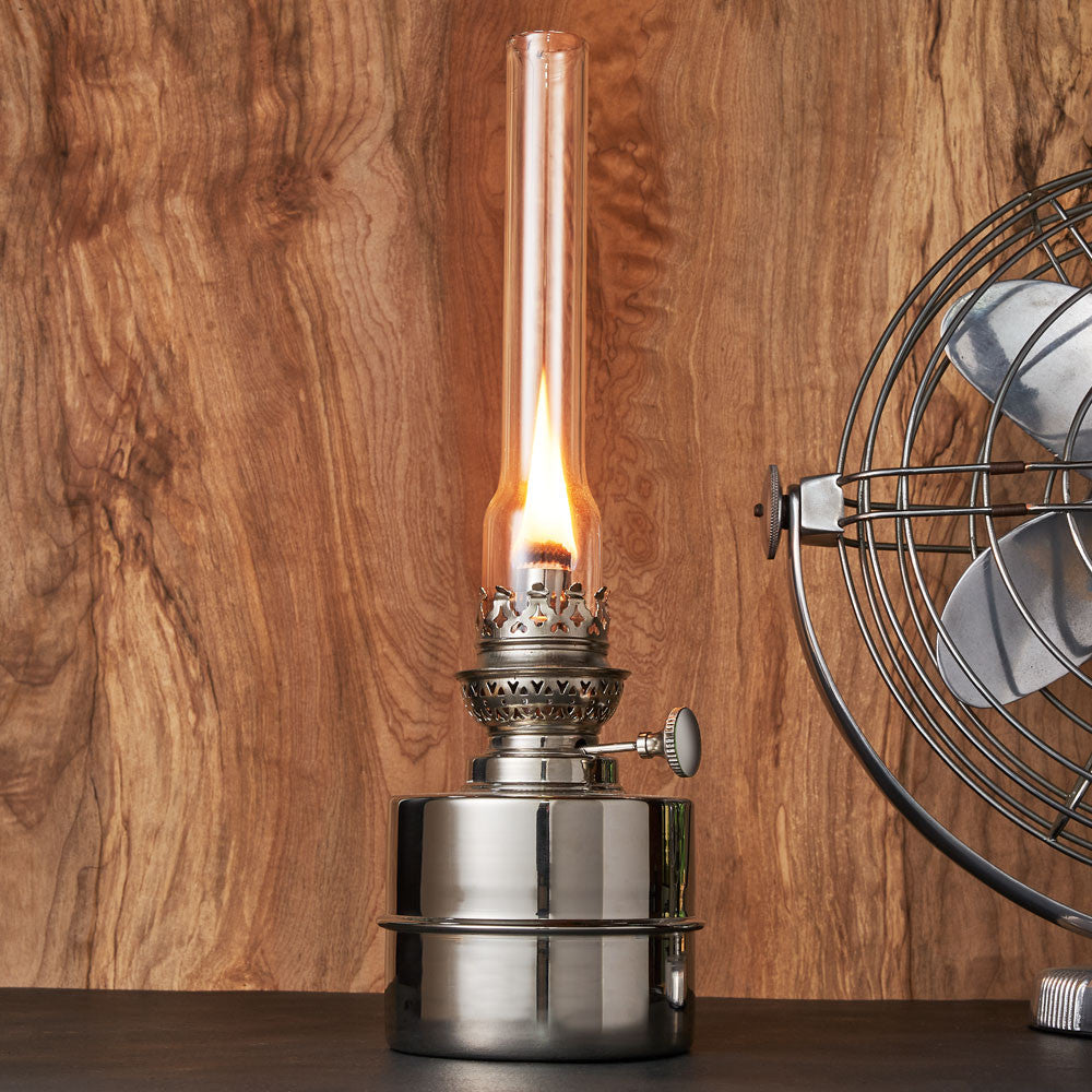 Extra-Bright Nickel Oil Lamps