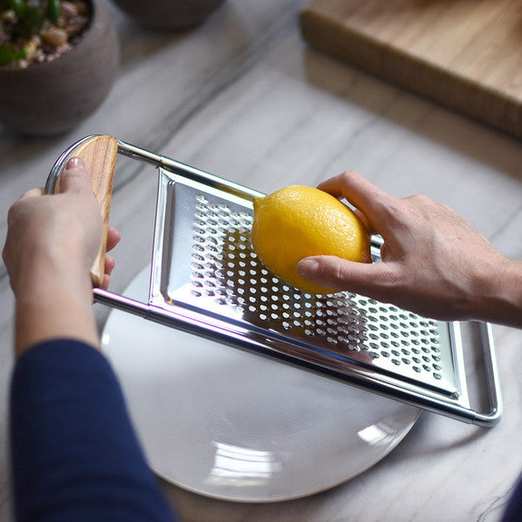Flat Fine Grater - made in Italy - for lemon zest
