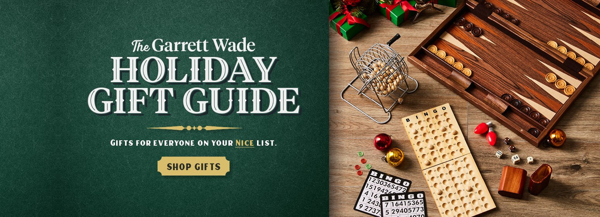 The Garrett Wade Holiday Gift Guide: gifts for everyone on your nice list. Shop gifts.