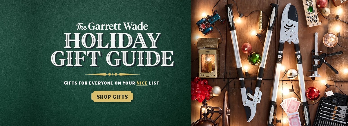 The Garrett Wade Holiday Gift Guide: gifts for everyone on your nice list. Shop gifts.