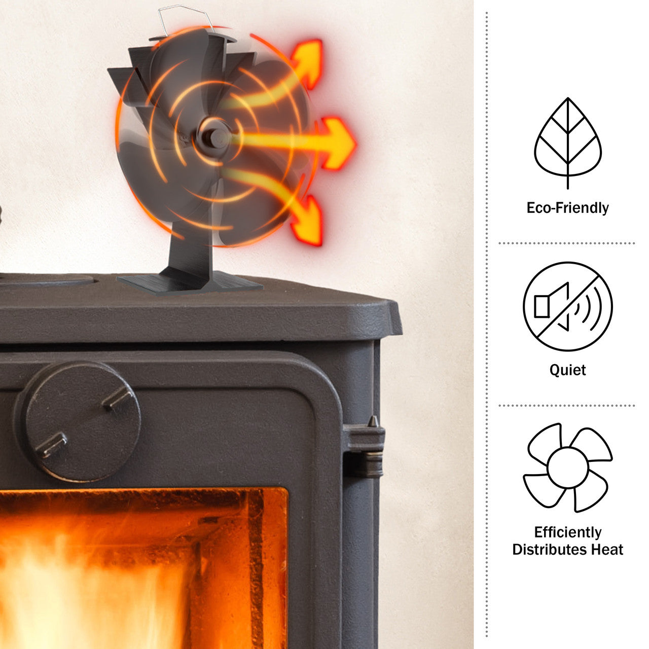 Heat-Powered Stove Fan