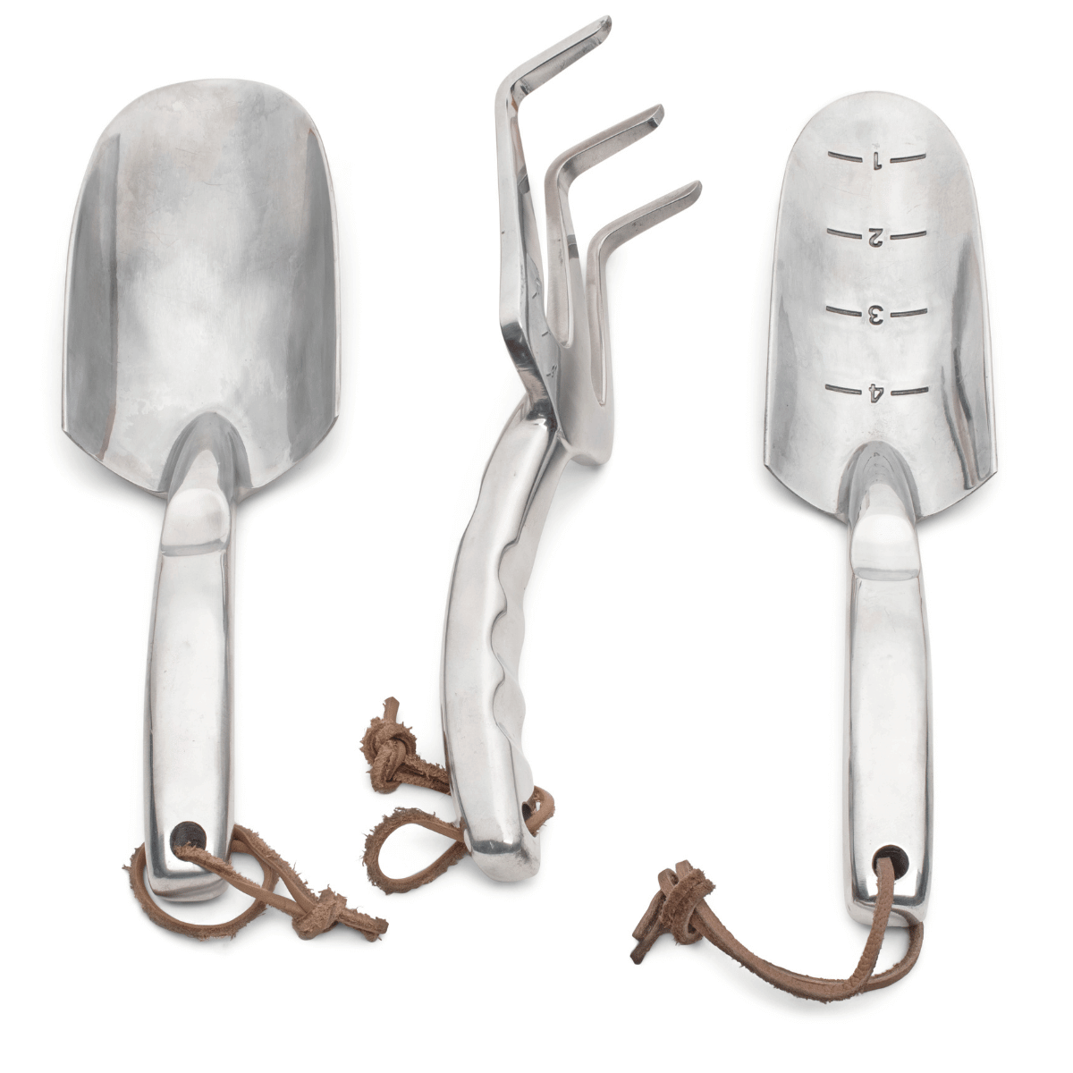 Cast‑Aluminum Trowel and Cultivator Set