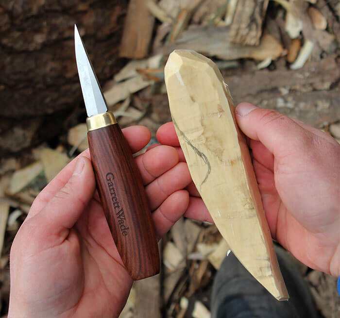 wood carving knife handles