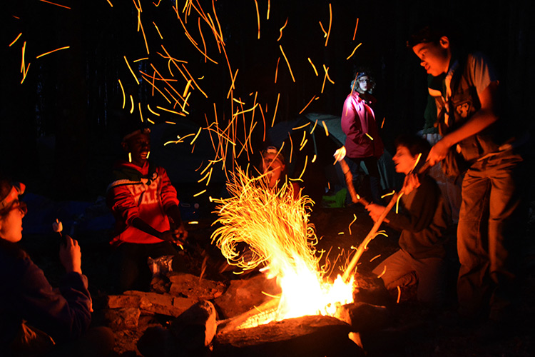 Campsite Bonfire