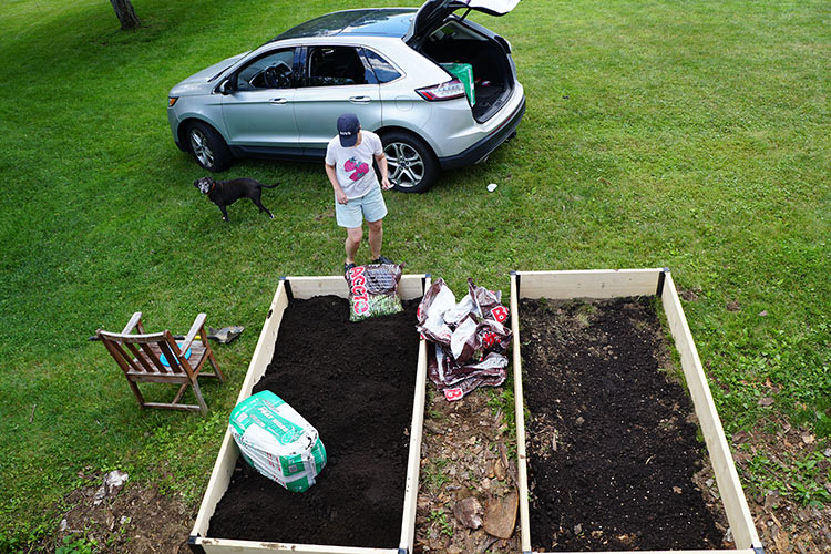 Creating a Raised Bed Garden 2