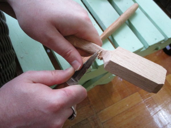 Step 2: Shaping and Refining the spoon